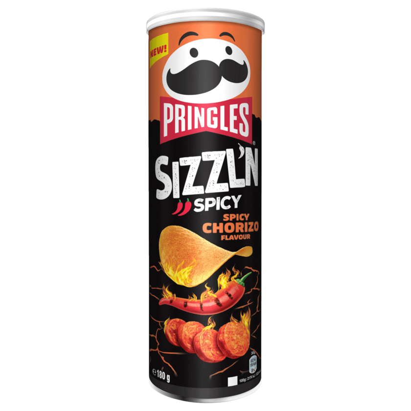 Pringles Sizzl'n Spicy Spizy Chorizo Chips 180g